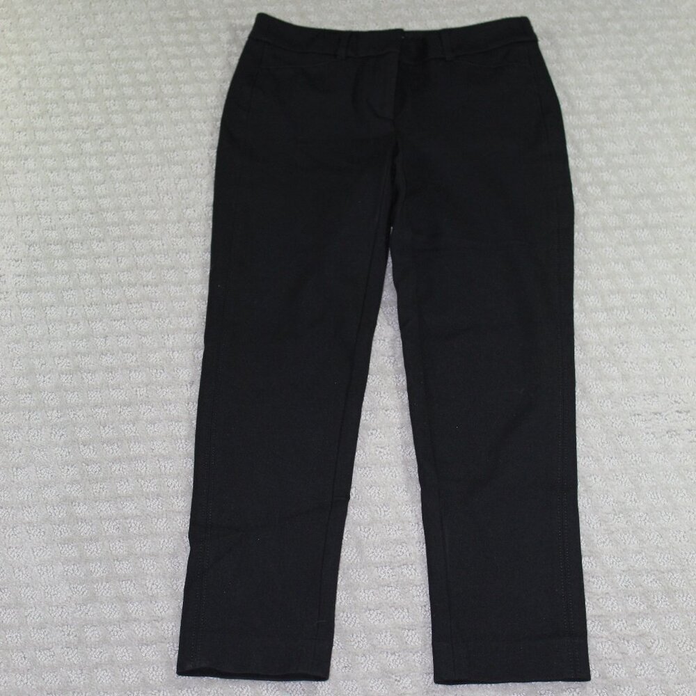 White House Black Market Black Slim Ankle Ponte Pants OOR